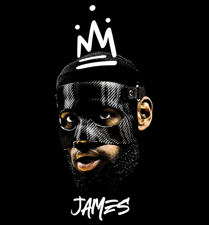 KING James – Pre-Rasterized Test Graphic (3-Stage Raster Set) - tshirthelpdeskstore