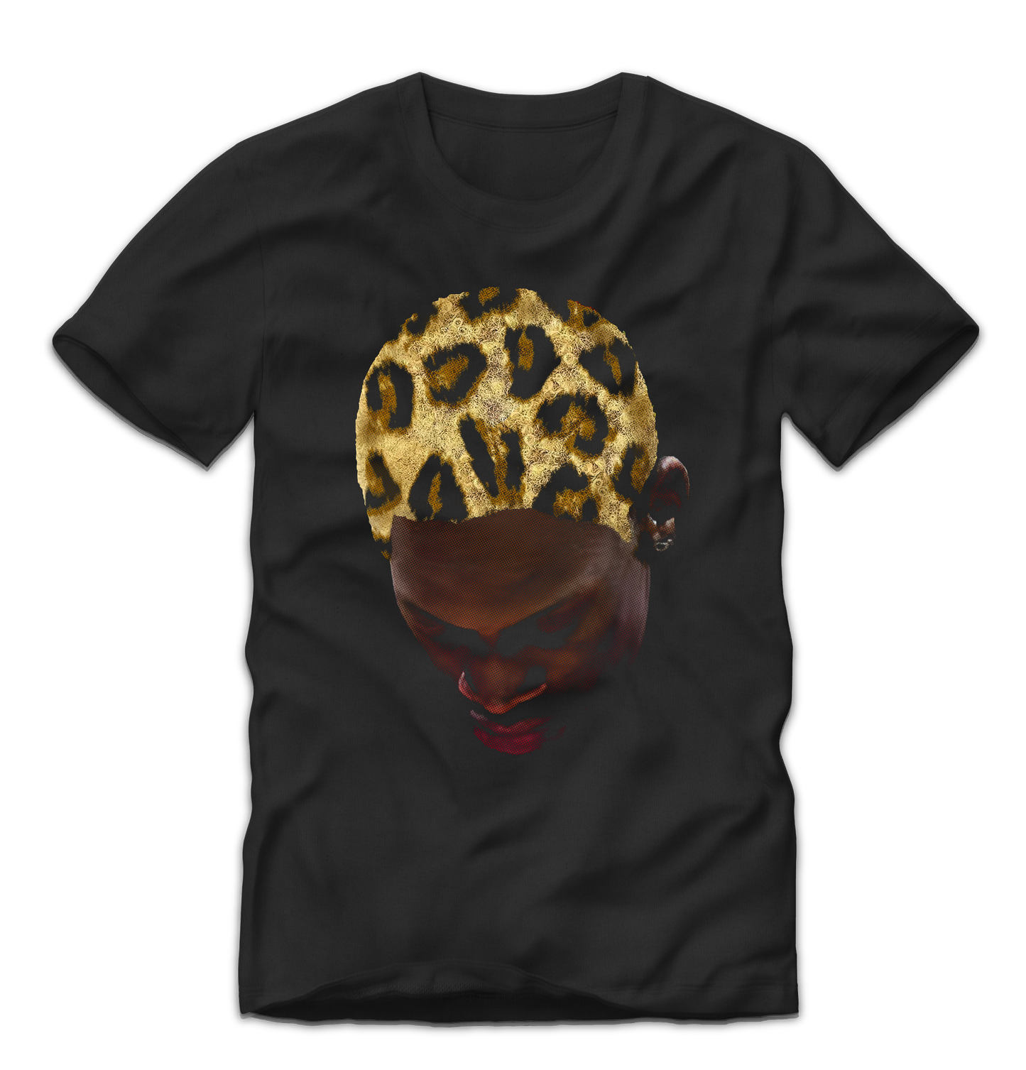 Wild Icon Leopard Hair Retro Tribute Tee
