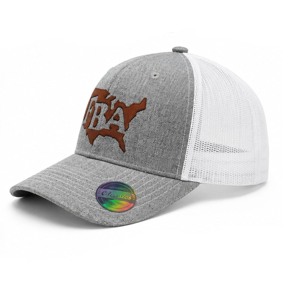 One-of-One Hand-finished FBA Heritage Trucker Hat