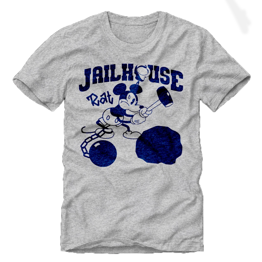 JAILHOUSE RAT  Public Domain Early Cartoon Reinterpretation (1920s–1930s Era) - tshirthelpdeskstore